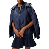 Bomber donna imbottito con cappuccio