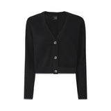 Cardigan donna con scollo a V