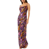 Abito donna  lungo hypnotic zebra