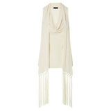 Top donna con sciarpa