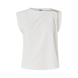 Top donna  con dettaglio dorato