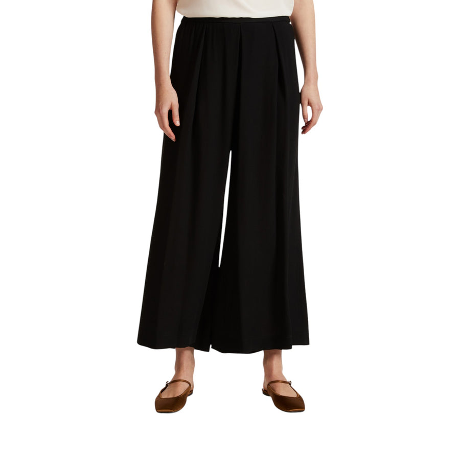 Pantaloni donna ampi con pieghe
