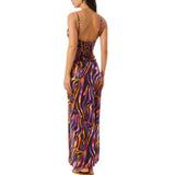 Abito donna  lungo hypnotic zebra