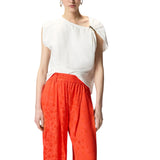 Top donna  con dettaglio dorato