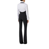 Camicia donna in cotone con cravatta e gilet