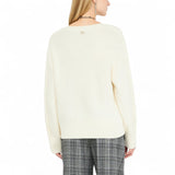 Maglione donna in lana a trecce