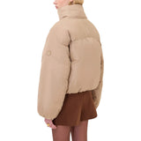 Piumino donna corto oversize