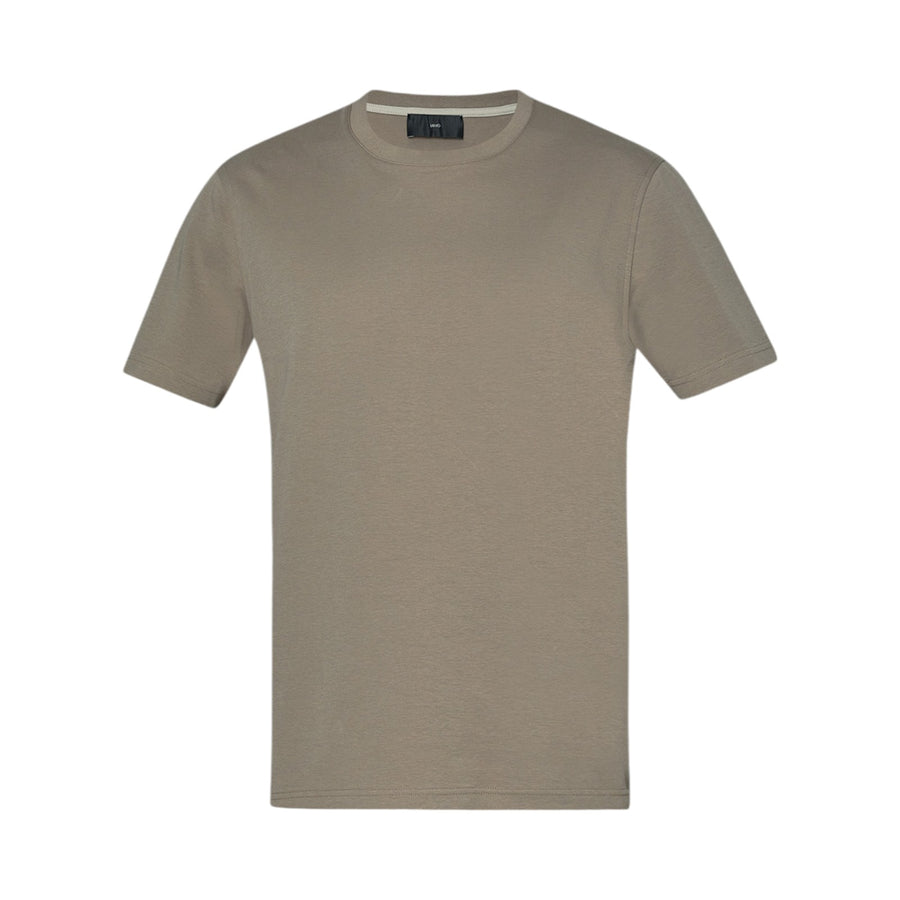 T-shirt uomo marrone regular fit