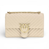 Borsa media a tracolla Love Bag One Chevron