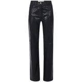 Jeans donna loose effetto laminato