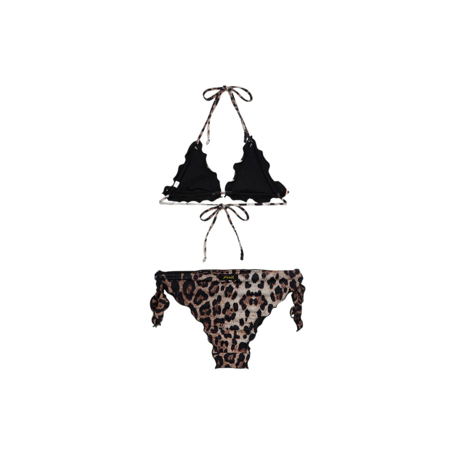 Bikini triangolo e slip nodi regolabile spotted bimba