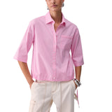 Camicia donna a maniche corte