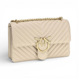 Borsa media a tracolla Love Bag One Chevron