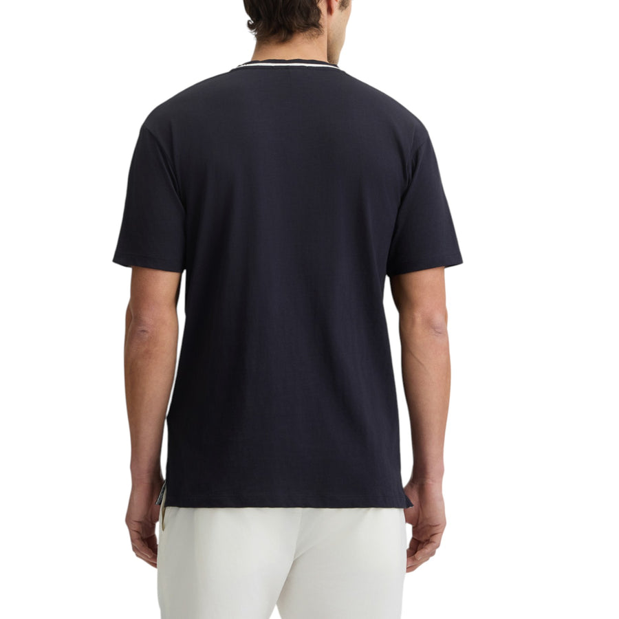 T-shirt blu in cotone