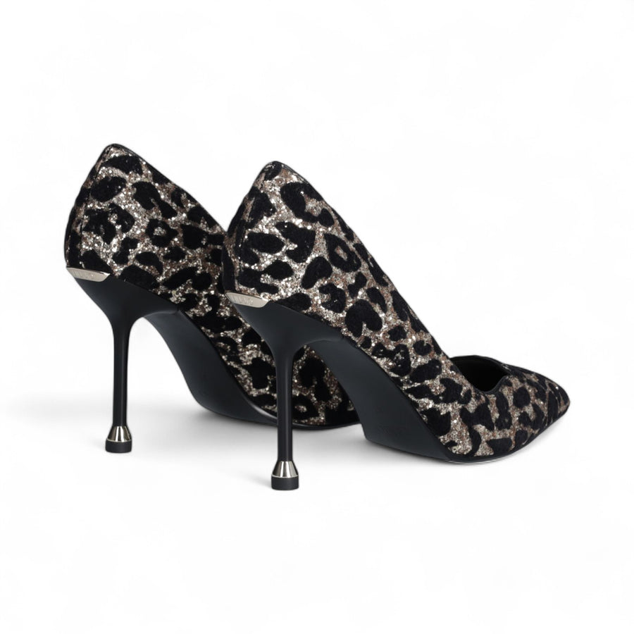 Dècollète donna animalier con glitter