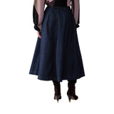 Gonna donna lunga in denim