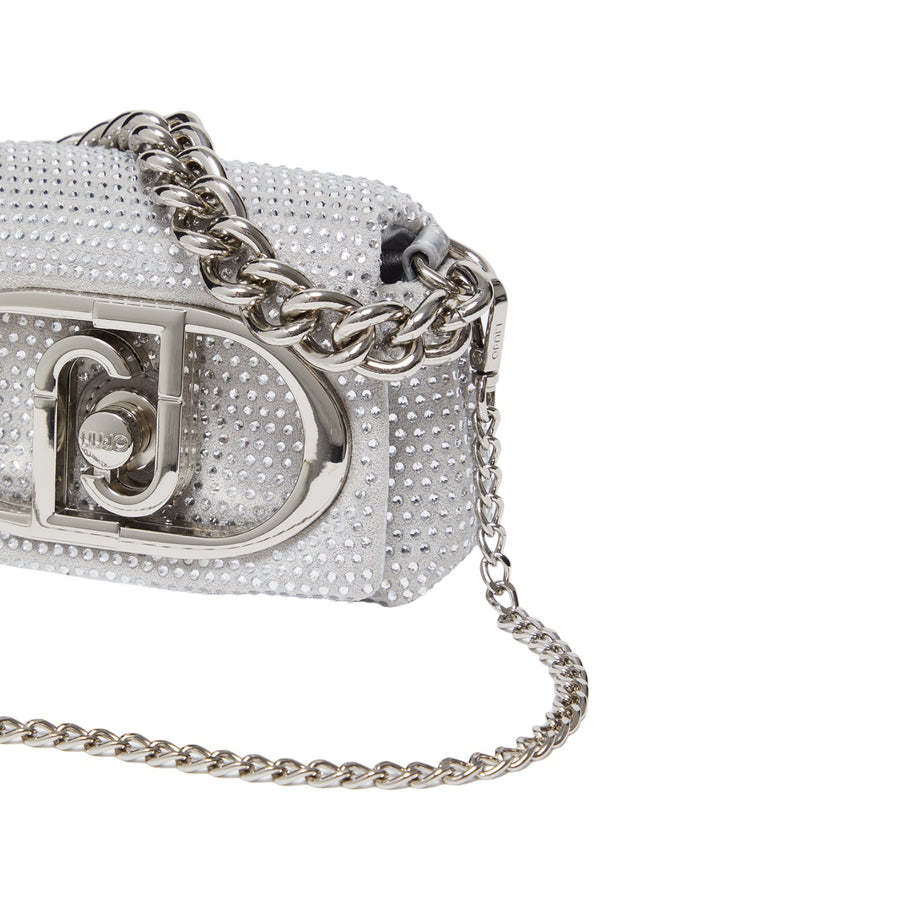 Mini donna borsa LaPuffy con strass