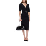 Abito donna aderente con cintura Love Birds