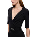 Abito donna aderente con cintura Love Birds