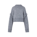Maglia donna in lana e alpaca