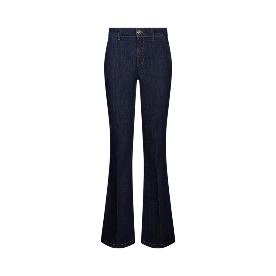 Jeans donna bootcut a vita alta