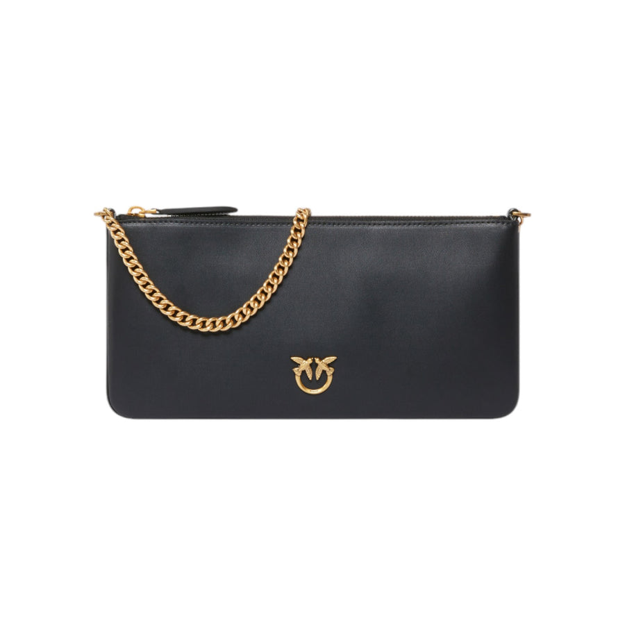 Horizontal Flat Bag in pelle