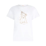 T-shirt donna con strass