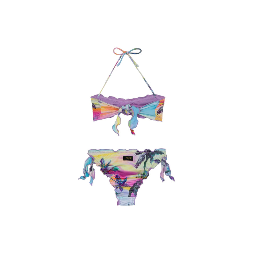 Bikini fascia e slip nodi regolabile sundown bimba