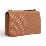 Borsa media a tracolla Love Bag One Chevron