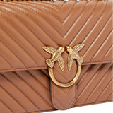 Borsa media a tracolla Love Bag One Chevron