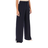 Pantaloni donna flare con spacchetti