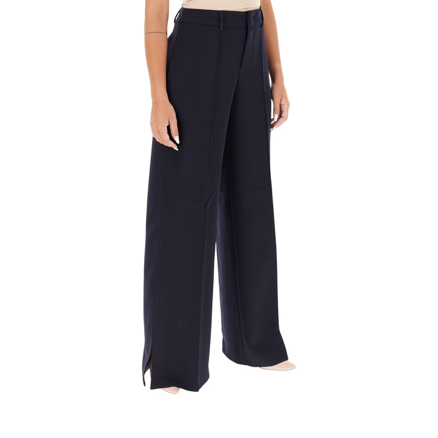Pantaloni donna flare con spacchetti