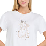 T-shirt donna con strass