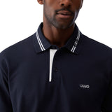 Polo uomo con logo
