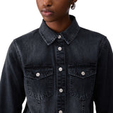 Camicia donna in denim slim fit