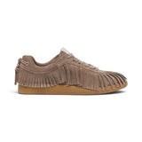 Sneakers donna in suede con frange
