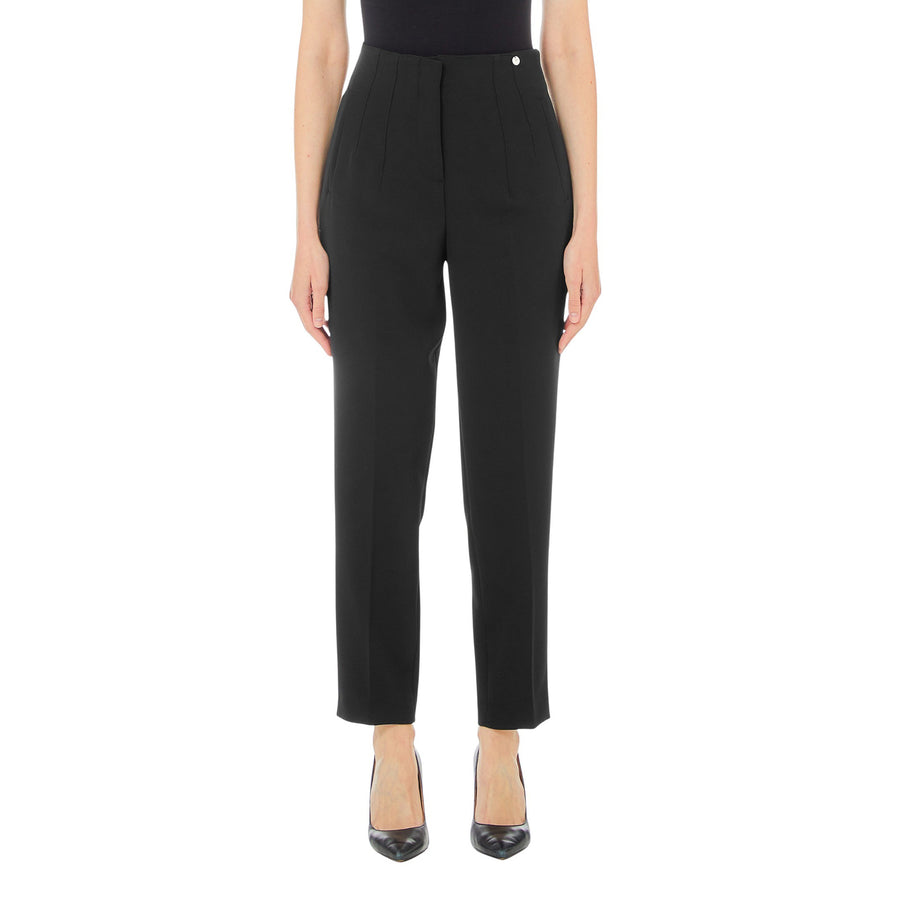 Pantaloni donna cropped stretch