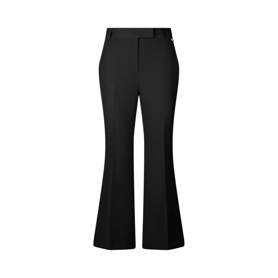 Pantaloni donna neri cropped