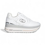 Sneakers donna maxi wonder in pelle bianca