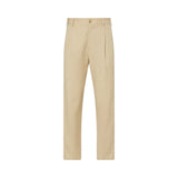 Pantaloni uomo chino in misto lino