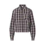 Camicia donna in tessuto check