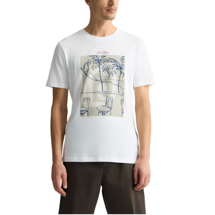 T-shirt bianca con stampa