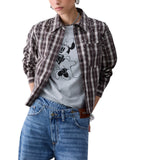 Camicia donna in tessuto check