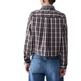 Camicia donna in tessuto check