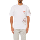 T-shirt uomo con stampa e taschino