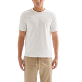 T-shirt Uomo Girocollo Piquet Bianca QB24