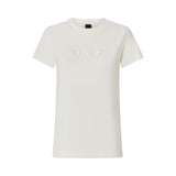 T-shirt donna ricamo logo PINKO
