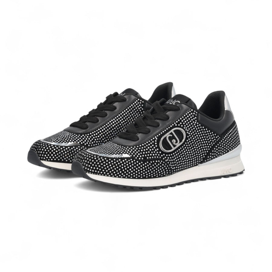 Sneakers donna maxi wonder con strass