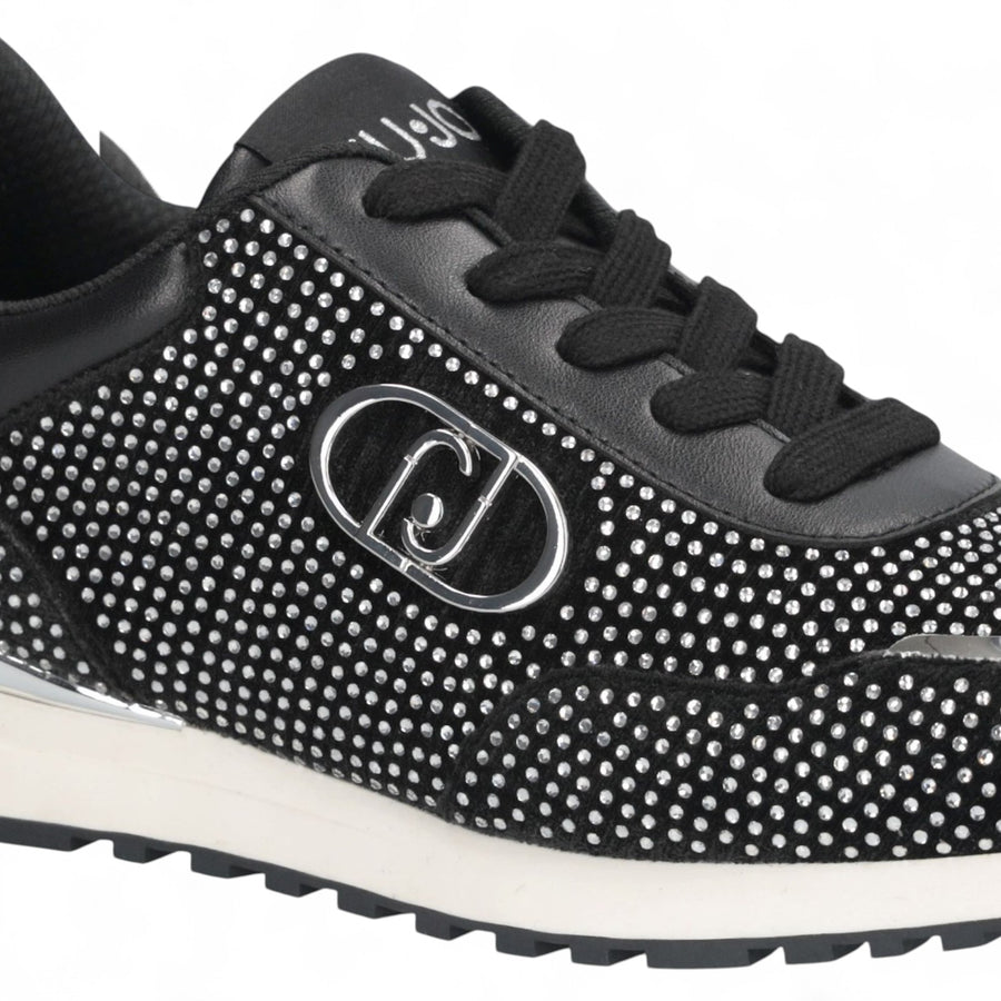 Sneakers donna maxi wonder con strass