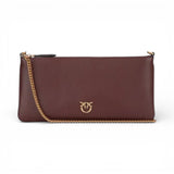 Horizontal Flat Bag in pelle